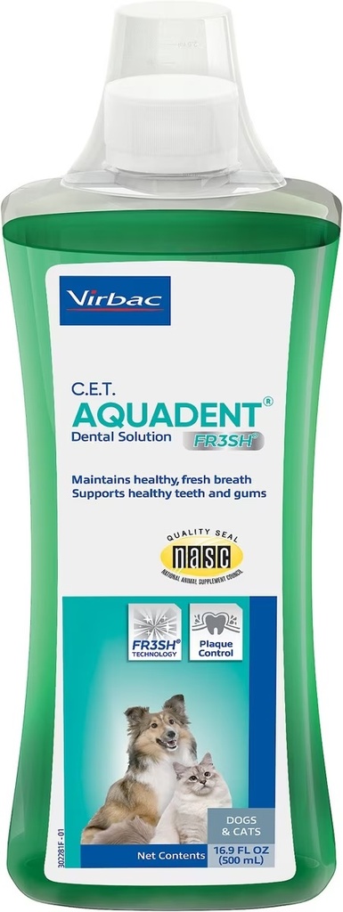 C.E.T. Aquadent Fr3Sh Dental Water Additive Solution