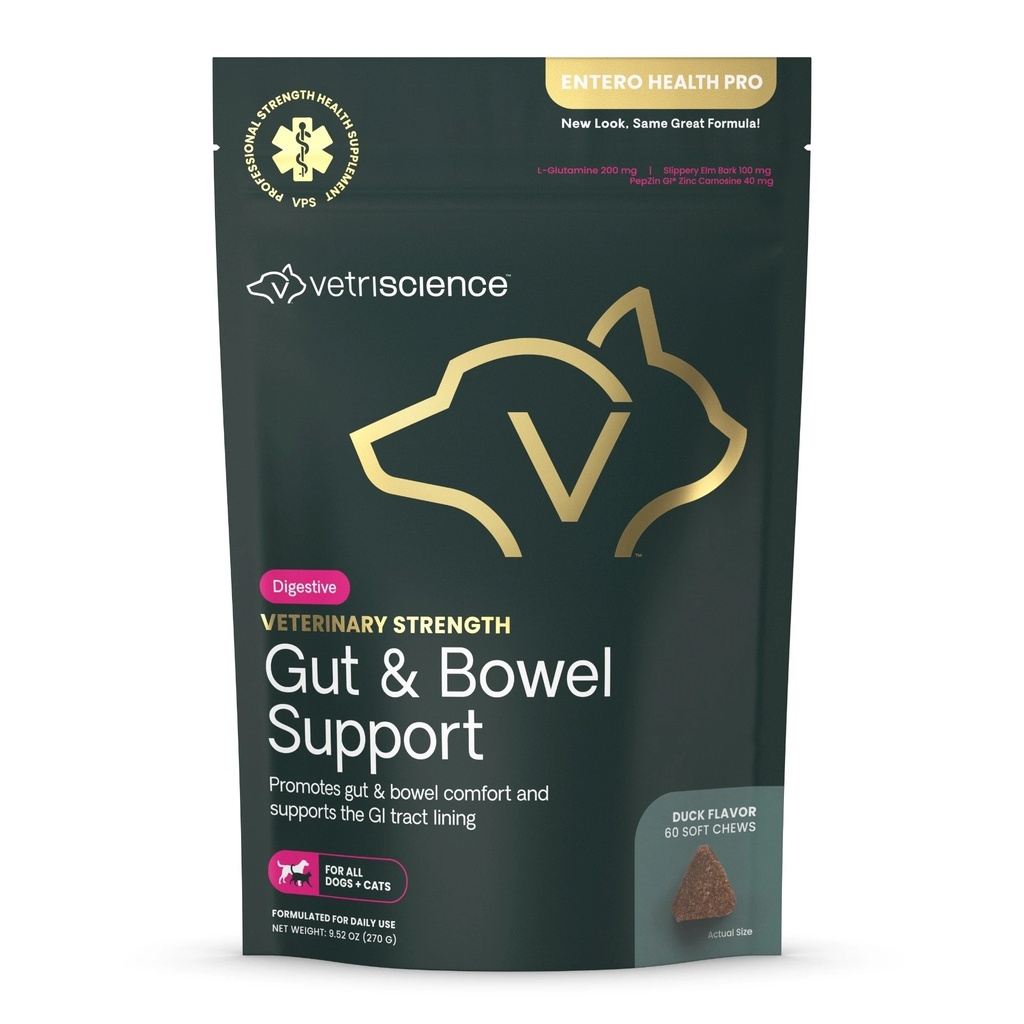 Vetriscience Veterinary Strength Gut & Bowel Support (Entero Health Pro) for Dogs & Cats