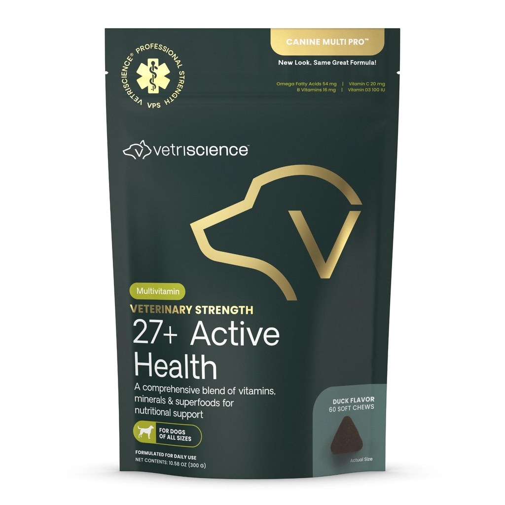 Vetriscience 27+ Active Health Multivitamin (Canine Multipro) for Dogs