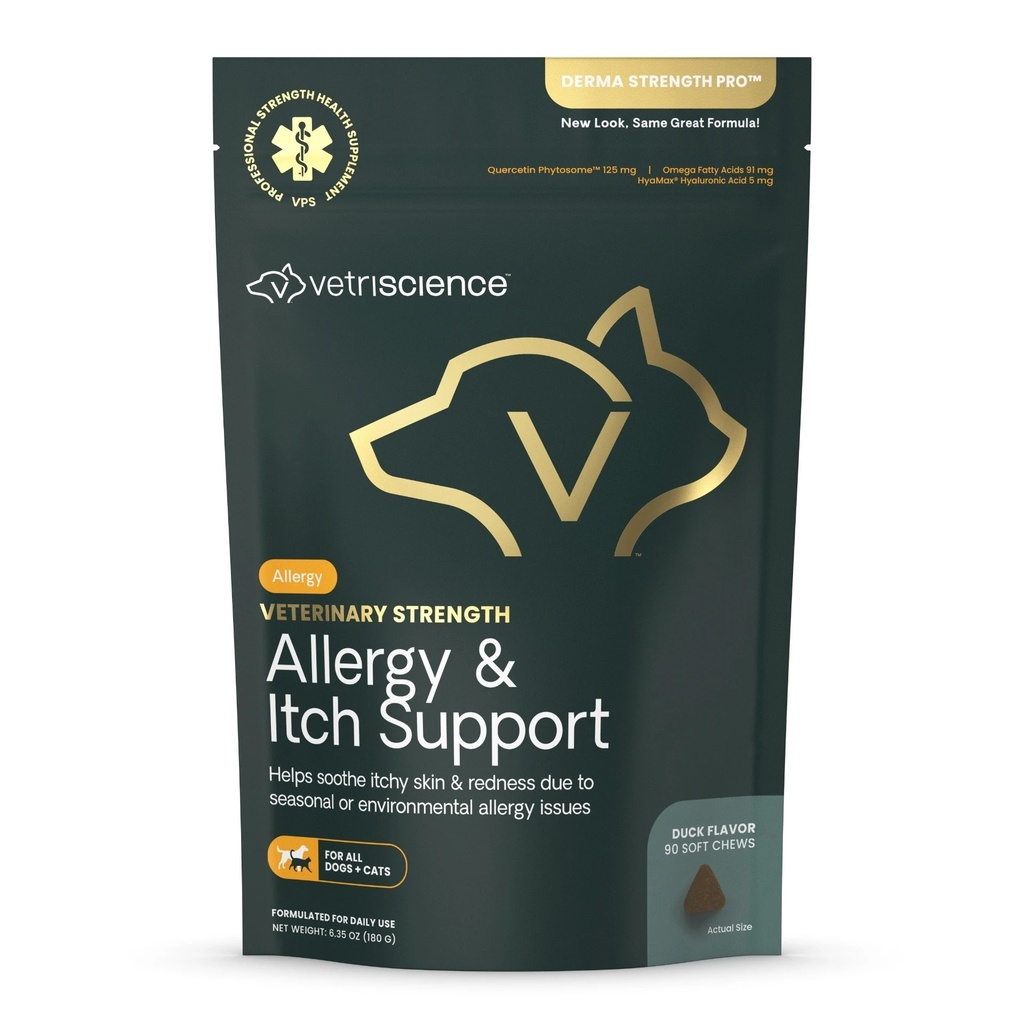 Vetriscience Veterinary Strength Allergy & Itch Support for Dogs & Cats