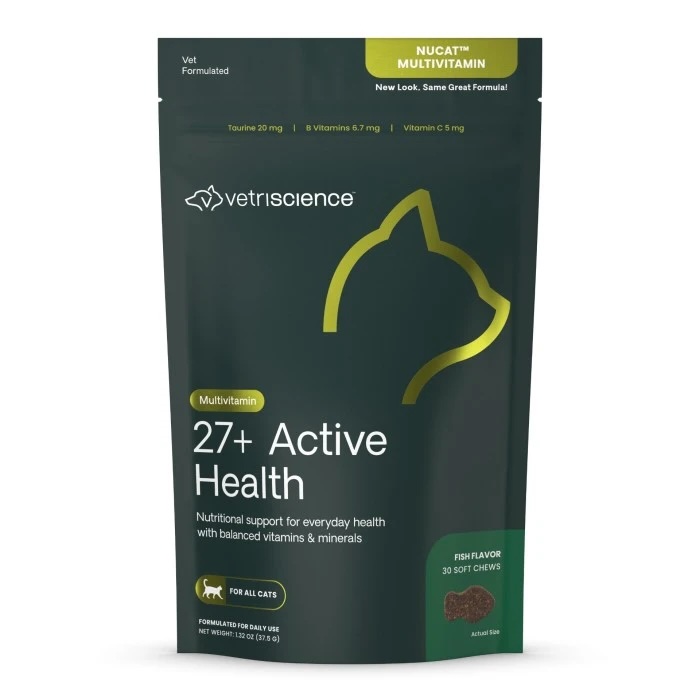 Vetriscience 27+ Active Health (NuCat) Multivitamin for Cats