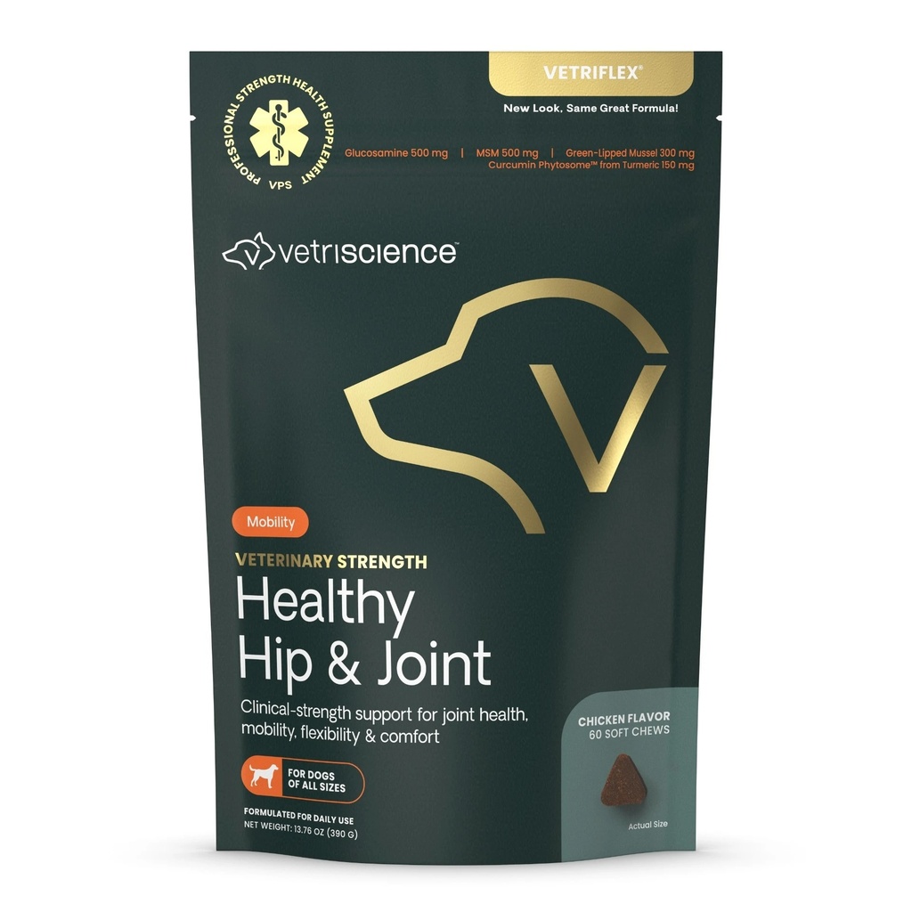 Vetriscience Veterinary Strength Healthy Hip & Joint (VetriFlex) for Dogs