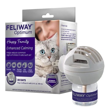 [1826] Feliway Optimum 30 Day Diffuser Starter Kit 