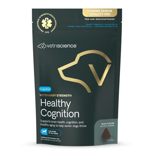 Vetriscience Veterinary Strength Healthy Cognition (Canine Senior Vitality Pro) for Dogs