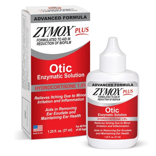 [0] Advanced Formula Zymox Plus Otic with 1% Hydrocortisone 