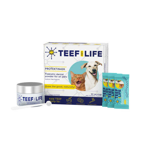 [1912] TEEF for Life Protektin42K Kit: Prebiotic Dental Powder for all pets (Sodium-free)